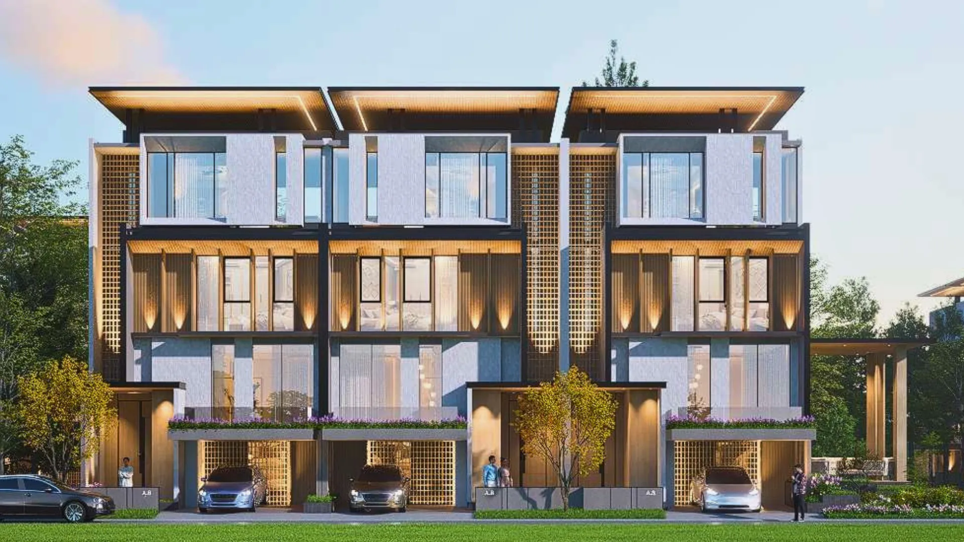 Modern family home exterior